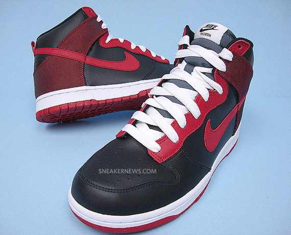 Nike Dunk High North – Black – Varsity Red – Available on eBay