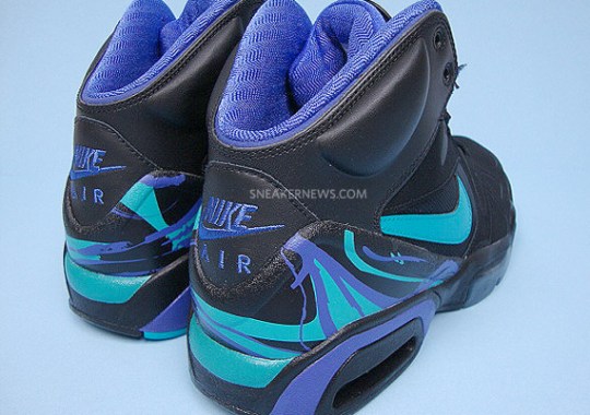 Nike Air Hoop Structure LE – Black – Aquamarine – Available On eBay