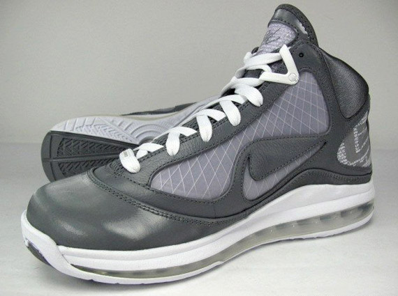 Nike Air Max LeBron VII (7) - Cool Grey - White - SneakerNews.com