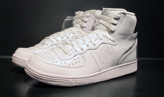 Nike Terminator High 'NOISE' – White – Metallic - Available @ 21 Mercer - SneakerNews.com