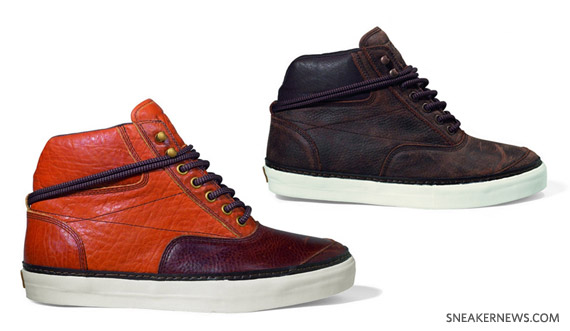 Vans Switchback - Distressed + Orange - Maroon - SneakerNews.com