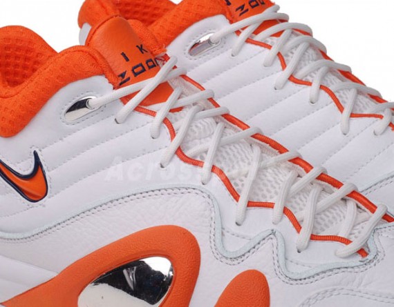 Nike Zoom Uptempo V – White – Orange Blaze – Available on eBay