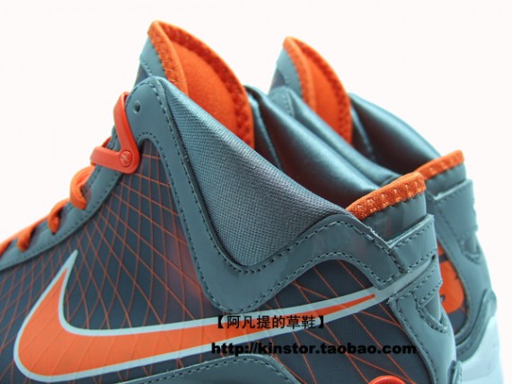 Nike Air Max LeBron VII – Grey – Orange – Detailed Images