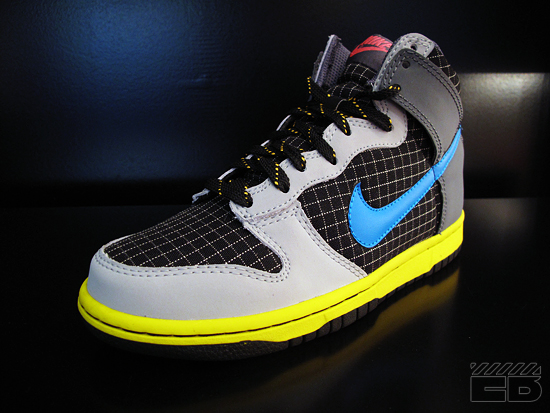 Nike Dunk High GS – Black – Neptune Blue – Grey