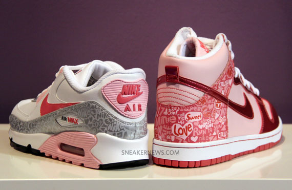 Nike Valentine’s Day GS Pack – Dunk High + Air Max 90 – Available