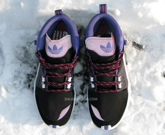 adidas Fortitude Mid – Black – Purple – Available
