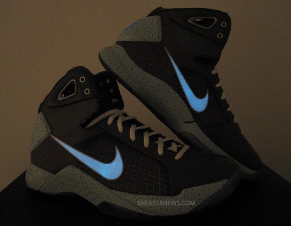 Custom Hyperdunks Nike Hyperdunk - Nike Mag Inspired Customs by Brian Villanueva ...