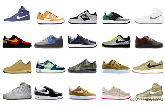 Mayor's Top 50 Nike Air Force 1s - SneakerNews.com
