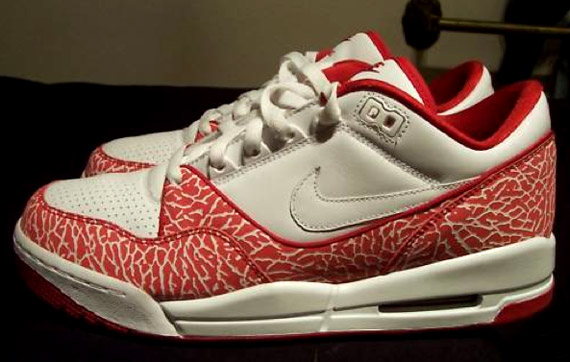 Nike Air Assault Low – White – Red – Elephant – Unreleased Sample