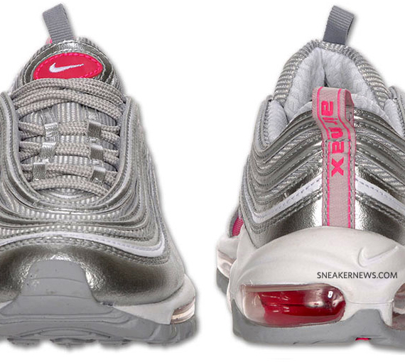 Nike WMNS Air Max 97 - Silver - Pink 