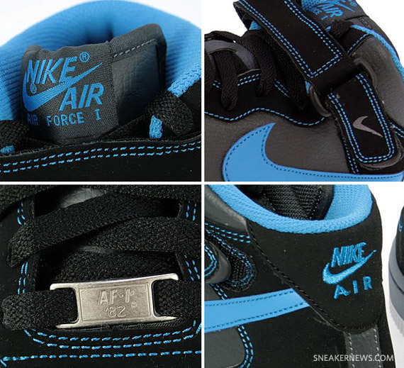 Nike Air Force 1 Mid GS - Anthracite - Italy Blue - Available