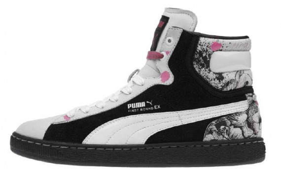 puma high neck shoes for girls