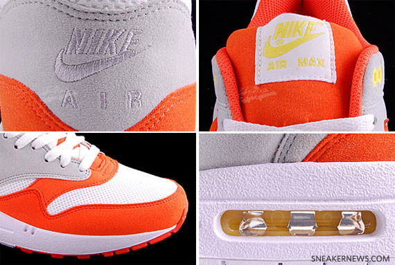 Nike Air Max 1 – Holland – White – Orange Blaze – Neutral Grey