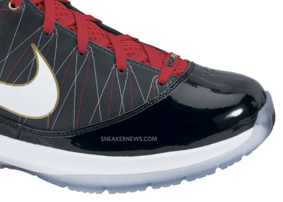 Nike Air Max LeBron VII (7) P.S. - Black - Red + White - Navy