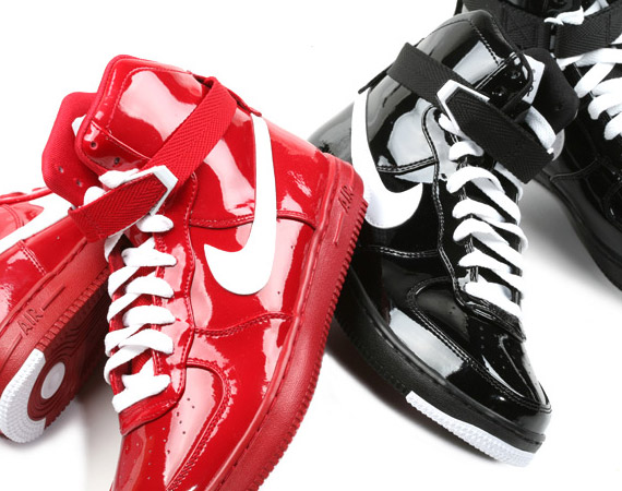 Nike WMNS Air Feather High Premium - Black + Red