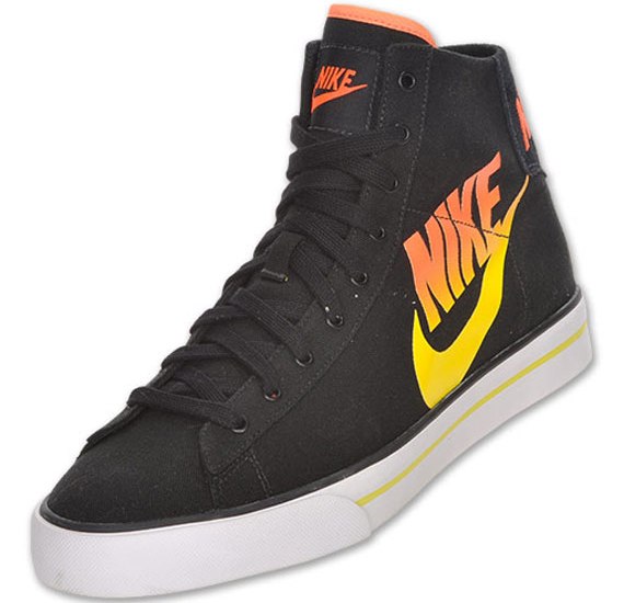 Nike Sweet Classic High - Canvas - Black - Orange - Yellow -