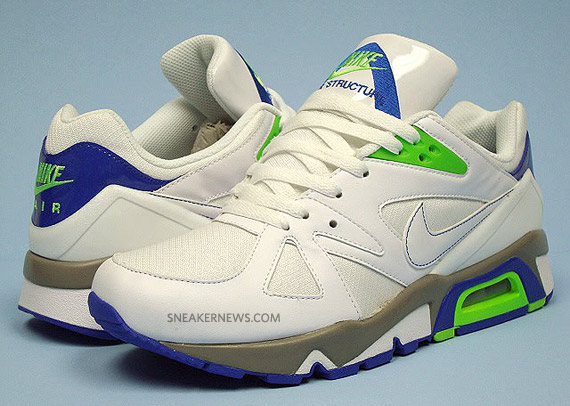 Nike Air Structure Triax 91 - White - Electric Green - Blue Sapphire - Available