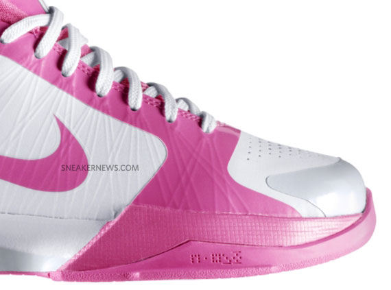 Nike Zoom Kobe V (5) GS - Pinkfire - Grey - White