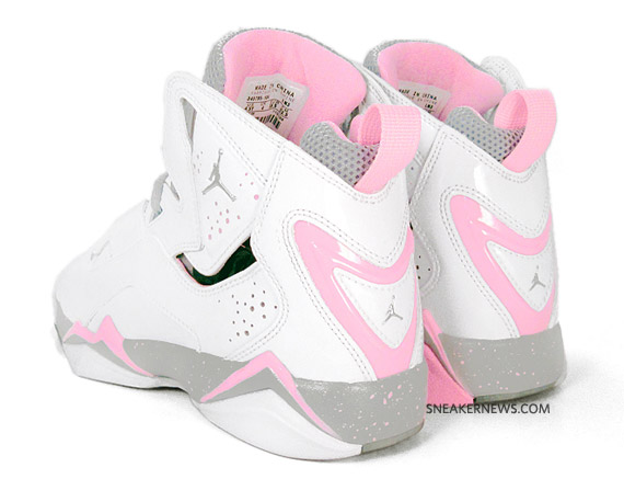 jordan flight pink and white