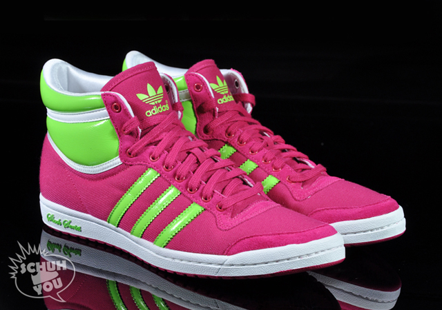 Adidas Top Ten Hi Sleek Pink Green 02