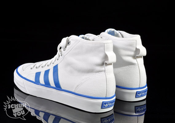 Adidas Originals Nizza Hi White Blue 04