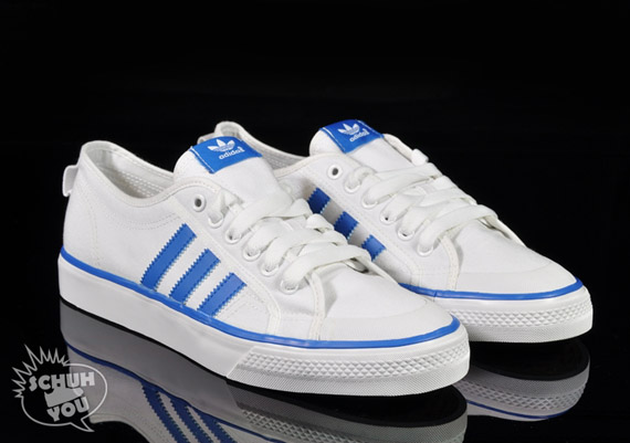 Adidas Originals Nizza Low White Blue 02