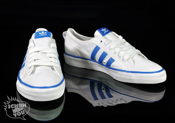 Adidas Originals Nizza Low White Blue 04