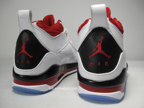 air jordan flight white and red