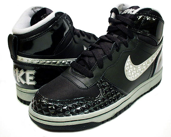 big nike hi rock n roll gs blk silver 02