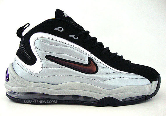 Nike Air Total Max Uptempo - Metallic Silver - Black - Eggplant - Available