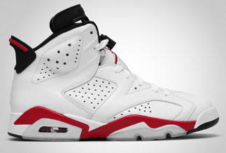 Jordan 6 White Red 323