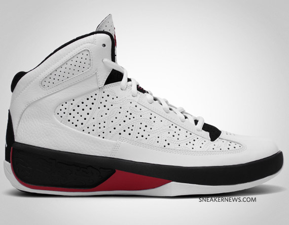 Jordan Icons White Red Black