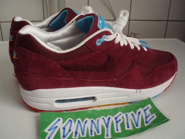 Patta X Parra X Air Max 1 Premium 'Cherrywood' - Nike - 394805 600 -  cherrywood red/baltic blue/dark slate