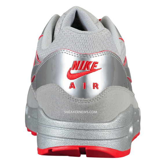 Nike Air Max 1 Air Attack Silver Red 05