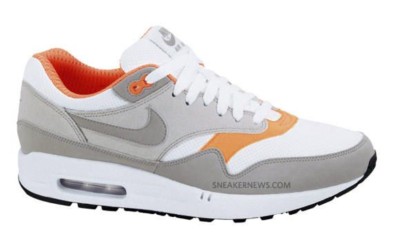 Nike Air Max 1 – Grey – White – Orange – April 2010