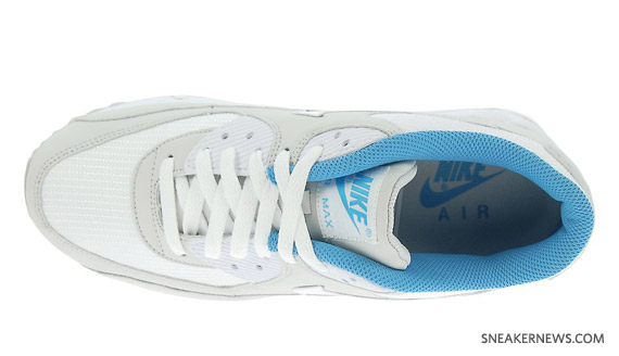 Nike Air Max 90 White Grey Blue Jd 3