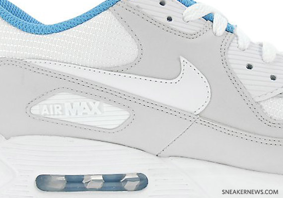 Nike Air Max 90 - White - Grey - Light Blue - SneakerNews.com
