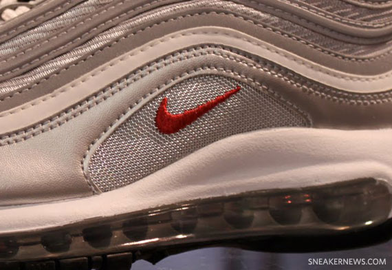 Nike Air Max 97 Retro - Metallic Silver - Red - Available