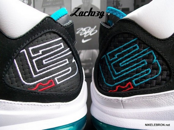 Nike Air Max LeBron VII (7) 'Red Carpet' vs. 'No Woven' Sample - Comparison