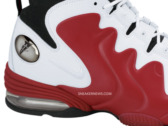 Nike Air Penny III (3) - White - Varsity Red - April 2010 - New Images