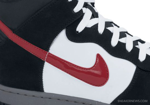 Nike Dunk High Premium – Black – White – Grey – Red