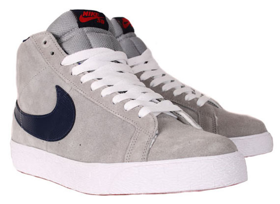 Nike Sb Blazer Matte Silver 02