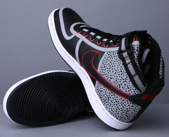 Nike Vandal High – Black – Red – Grey – Safari