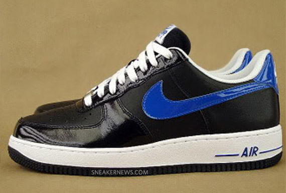 Nike WMNS Air Force 1 - Black - Blue Sapphire - White | Available ...