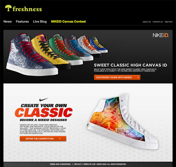 Freshness x Nike iD Canvas Design Contest