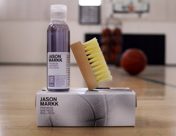 White Jason Markk 4oz Premium Cleaning Kit