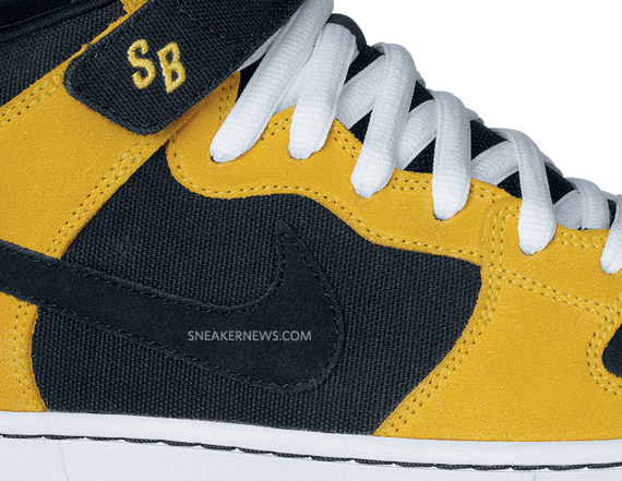 Nike SB Dunk Mid - Black - Yellow 