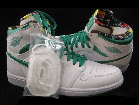 Air Jordan 1 - Do The Right Thing - White - Green | Sample