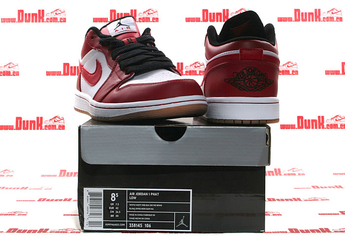 air-jordan-1-phat-low-red-black-white-gum-06 Air Jordan 1 Phat Low Red Black White Gum 06