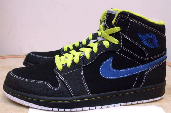 Air Jordan 1 Retro High – Black – Cyber – Blue Sapphire | Summer 2010